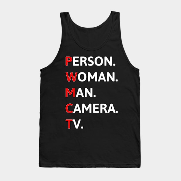 person women man camera tv funny Tank Top by ReD-Des